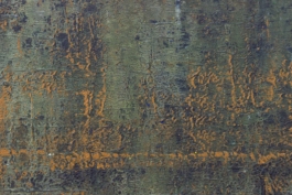 Contemporary abstract painting titled “3253” by Maria Paola Coda, featuring a transition from deep green tones to light blues with subtle, atmospheric texture. 