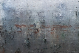 Contemporary abstract painting titled “1097” by Maria Paola Coda, featuring a contrast between dark and light tones evoking depth and atmosphere. 