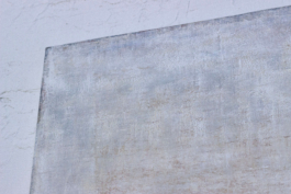 Contemporary abstract painting titled “1097” by Maria Paola Coda, featuring a contrast between dark and light tones evoking depth and atmosphere. 
